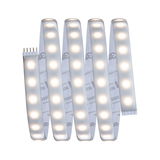 Flexibele LED-strip met warm wit licht en zelfklevende achterkant voor veelzijdige verlichting.