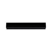 Black matte aluminum wall light for modern indoor lighting solutions