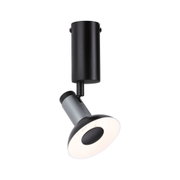 Moderner LED-Spot aus Metall in Schwarz und Grau für flexible Beleuchtung im Innenraum