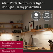 Modern dimmable kitchen lighting with neutral white light and 4000K colour temperature