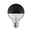 LED Globe 95 Kopfspiegel Schwarz matt 5W E27 Warmweiß dimmbar LED-Glühbirne mit schwarzer Halbspiegel-Beschichtung und E27-Fassung für energiesparende Beleuchtung