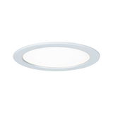 Round white LED recessed panel with glare-free diffuser for energy-efficient room lighting