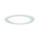 Round white LED recessed panel with glare-free diffuser for energy-efficient room lighting
