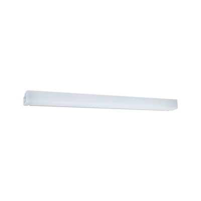 Slanke witte LED-plafondlamp van kunststof voor moderne binnenverlichting