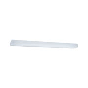 Slanke witte LED-plafondlamp van kunststof voor moderne binnenverlichting