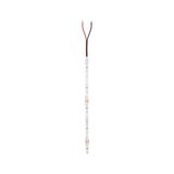 White LED strip with red and black wires for versatile lighting applications and easy installation