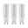 Standard 230 V Culot à ergots LED G9 Kit de 3 3x470lm 3x5W 4000K Clair Trois ampoules LED blanches avec culot G9 et boîtier plastique transparent pour éclairage économique