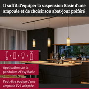 Suspensions modernes avec abat-jour en bois dans cuisine, design dimmable avec douille E27