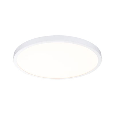 Round white LED ceiling light with slim design for modern home lighting solutions