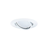 Spot encastré blanc en plastique avec réflecteur orientable pour éclairage LED flexible