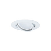 Spot encastré blanc en plastique avec insert orientable pour éclairage LED flexible
