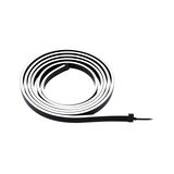 Schwarzes flexibles LED-Lichtband in Spirale für moderne Beleuchtung und Dekoration