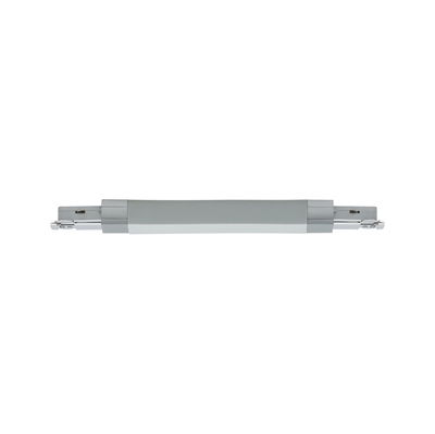 Grey LED light bar with metal ends for modern indoor lighting solutions