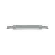Grey LED light bar with metal ends for modern indoor lighting solutions