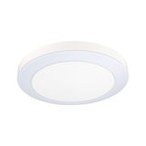 Plafonnier LED rond blanc avec diffuseur pour un éclairage uniforme de la pièce