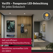 VariFit LED-Einbauleuchten in warmweiß für präzise und effiziente Raumbeleuchtung mit 3000K.