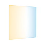 Flat LED panel with warm and cool white light for modern room lighting solutions