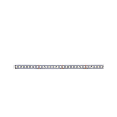 Flexible silver LED strip with warm white lights for modern interior lighting solutions