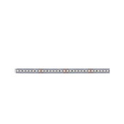 Flexible LED-Lichtleiste in Silber mit warmweißen LEDs für moderne Raumbeleuchtung