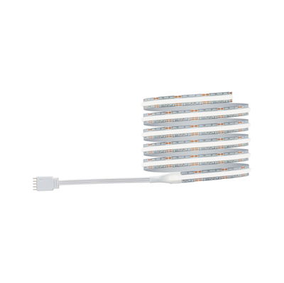 Flexible LED strip with white light and 24V connector for modern lighting solutions