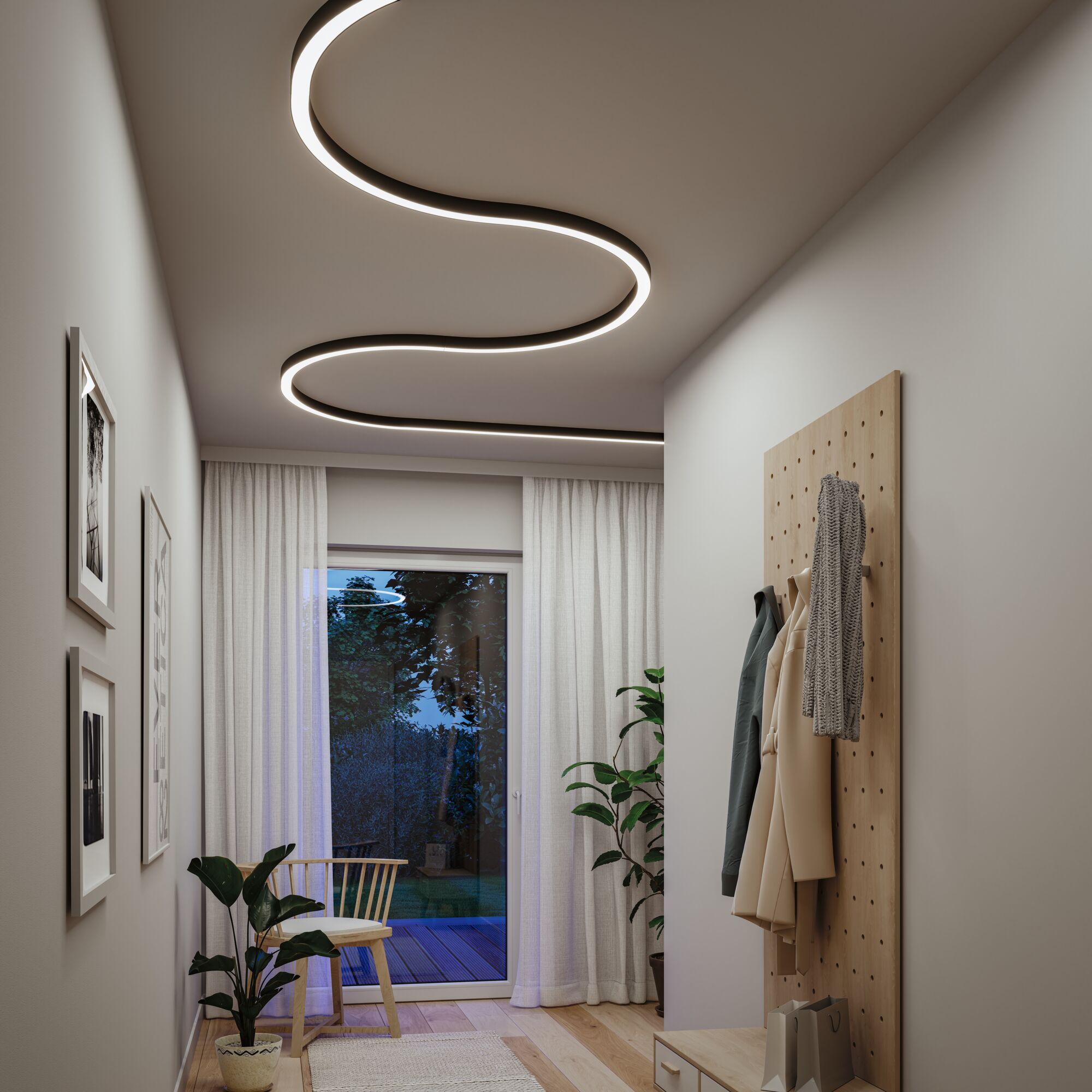 Linion Lichtkanaal 1m 24V 17W 3000K Signaal zwart