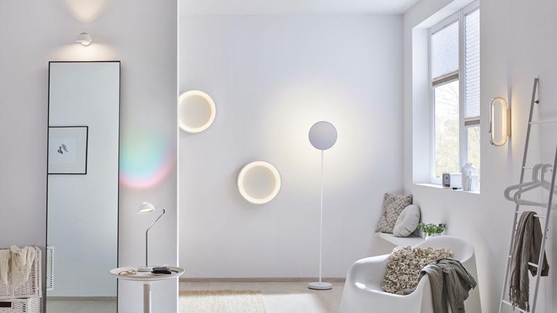 Akzentvolle Lichtbilder mit Wandaufbauleuchten