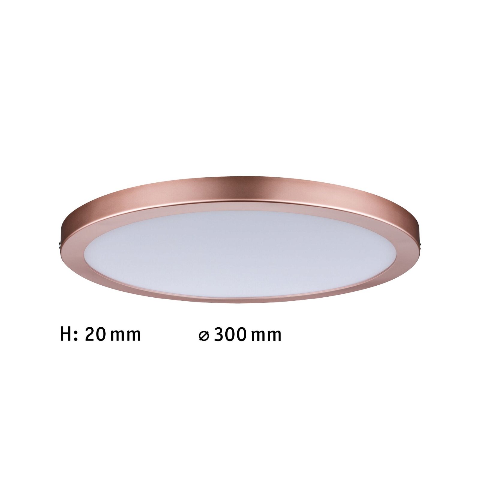 LED-paneel Atria rond 300mm 16W 1450lm 4000K Rosé goud