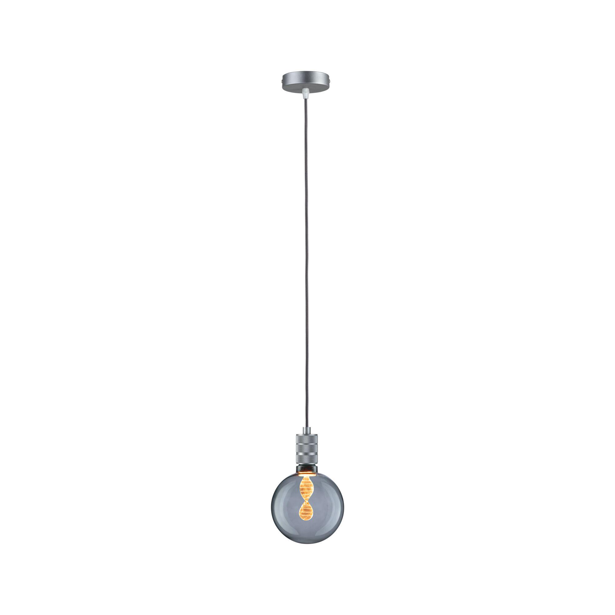 Hanglamp met rookglas en zichtbaar LED-filament voor moderne binnenverlichting