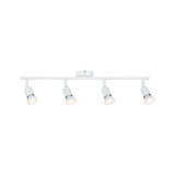 Vierlichts witte metalen LED-plafondspot voor moderne binnenverlichting