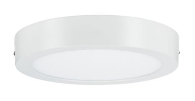 Runde weiße LED-Deckenleuchte aus Metall mit diffuser Abdeckung für modernes Raumlicht