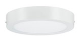 Ronde witte metalen LED-plafondlamp met diffuse kap voor moderne verlichting