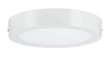 Runde weiße LED-Deckenleuchte aus Metall mit diffuser Abdeckung für modernes Raumlicht