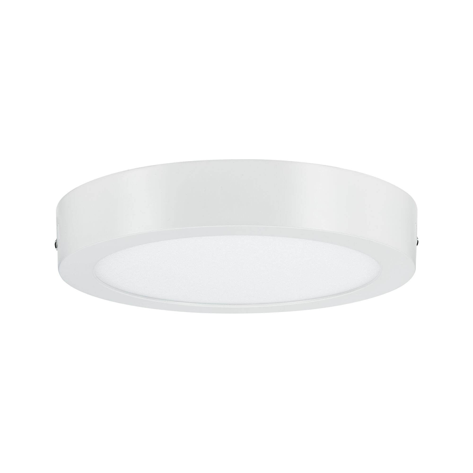 Ronde witte metalen LED-plafondlamp met diffuse kap voor moderne verlichting
