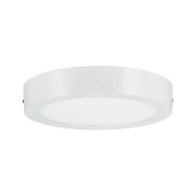 Ronde witte metalen LED-plafondlamp met diffuse kap voor moderne verlichting