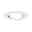 LED Recessed luminaire 3-Step-Dim Nova Coin Swivelling round 84mm 50° Coin 6W 470lm 230V dimmable 2700K Matt white White LED recessed spotlight made of plastic with adjustable head for versatile room lighting