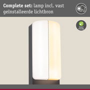 Moderne wandlamp met vaste lichtbron en insectvriendelijk ontwerp voor buitenverlichting