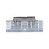 Support en plastique transparent avec clip métallique pour systèmes d'éclairage LED, accessoire de montage