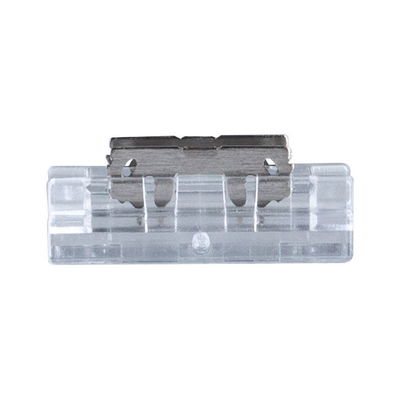 Support en plastique transparent avec clip métallique pour systèmes d'éclairage LED, accessoire de montage