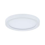 Round white plastic LED ceiling panel for energy-efficient room lighting