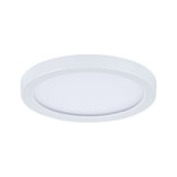 Round white plastic LED ceiling panel for energy-efficient room lighting