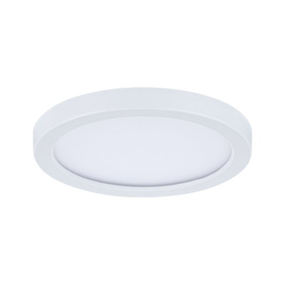 Rundes LED-Deckenpanel in Weiß aus Kunststoff für energiesparende Raumbeleuchtung