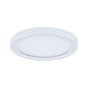 Round white plastic LED ceiling panel for energy-efficient room lighting