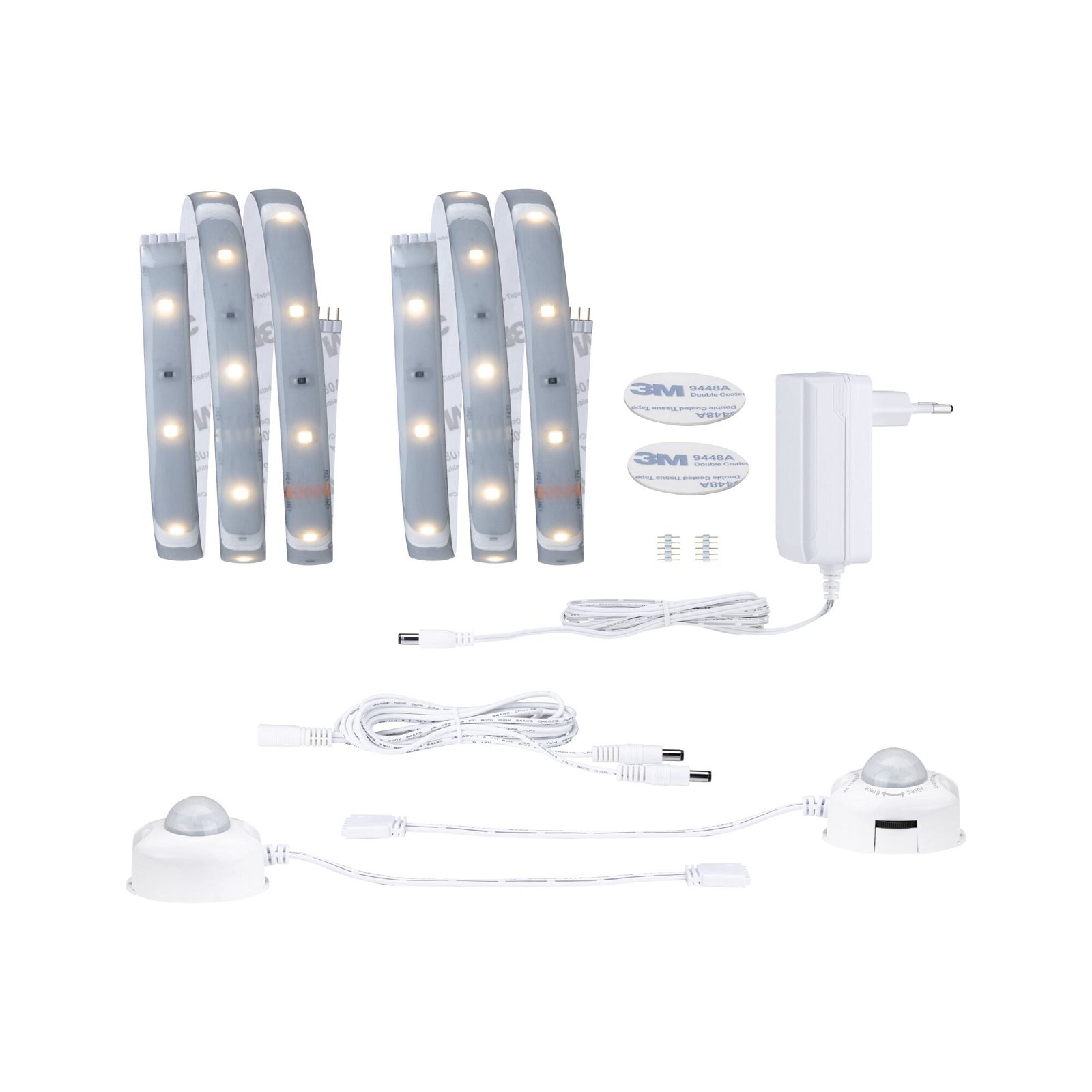 MaxLED 250 Strip LED Night Comfort Kit de base 1m IP44 2x4W 300lm/m 60 LEDs/m 2700K 24VA