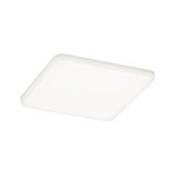 Plafonnier LED carré blanc avec coins arrondis pour un éclairage moderne