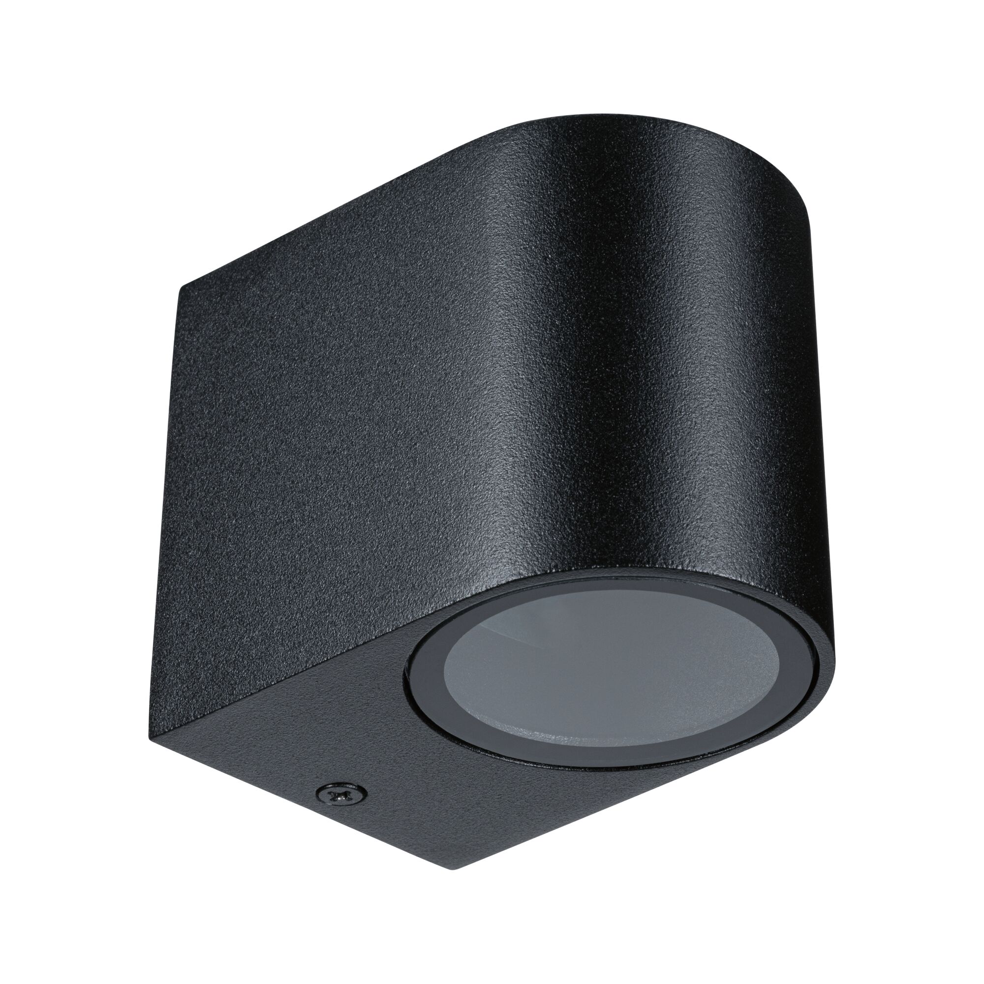 Wandlamp Perugia IP44 GU10 230V max. 10W Zwart mat
