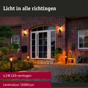 Filament 230 V LED-gloeilamp E27 insectvriendelijk 420lm 4,3W 2200K Helder