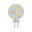 Standaard 12 V LED stiftfitting G4 Set van 1 250lm 2,5W 2700K Wit Ronde LED-lichtplaat met gele diodes en twee metalen pinnen voor energiezuinige verlichting