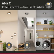 Abia 2 LED-Deckenleuchte mit drei Lichtfarben warmweiß, neutralweiß und tageslicht für Wohnräume