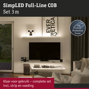 SimLED Full-Line COB 3 m LED-strip met beschermhoes voor sfeerverlichting in huis