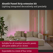 LED Strip Acoustic panel Expansion 2,4m RGB Black